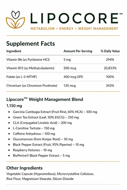 Lipocore™ Premium Slimming Support Formula